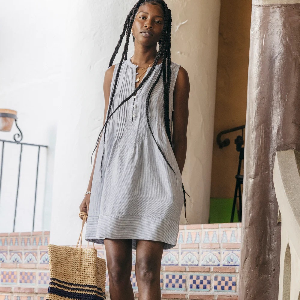 Faherty women’s Isha linen dress